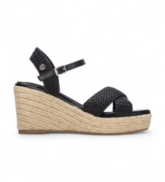 Para mujer. 14545102- Sandalias 145451 (39), Tela, 8 a 10cm, Hebilla, Casual