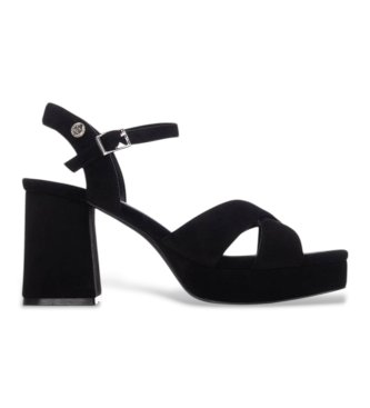 Xti para mujer. 13064801-NEGRO Sandalias 130648 negro (40), 5 a 8cm, Hebilla, Casual, Fiesta