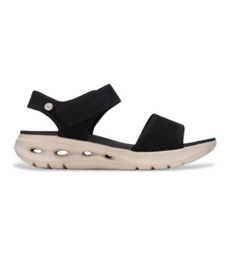 Xti för kvinnor. 14502302-NEGRO Sandaler 145023 svart (40), Tyg, Karta, Kardborreband, Casual, Deportivo