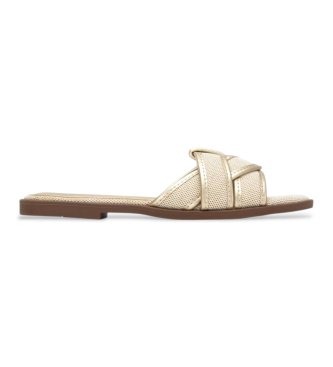 Xti para mujer. 14511401-ORO Sandalias 145114 dorado (36), Plano, Ninguno, Casual, Deportivo