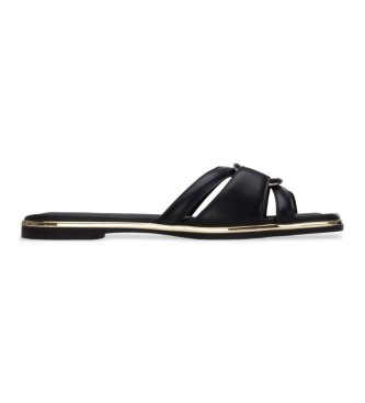 Xti para mujer. 14514501-NEGRO Sandalias 145145 negro (41), Plano, Ninguno, Casual, Deportivo