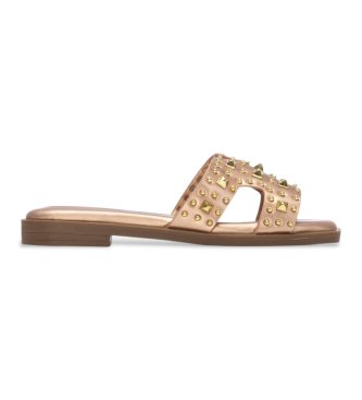 Xti para mujer. 14515103-ORO Sandalias 145151 dorado (41), Plano, Ninguno, Casual, Deportivo