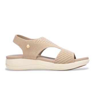 Xti para mujer. 14515403-BEIGE Sandalias 145154 beige (38), Tela, Plano, Ninguno, Casual