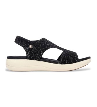 Xti para mujer. 14515401-NEGRO Sandalias 145154 negro (40), Tela, Plano, Ninguno, Casual, Deportivo