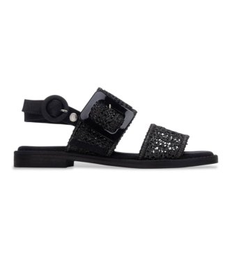 Xti för kvinnor. 14524403-NEGRO Sandaler 145244 svart (40), Tyg, Karta, Spänne, Casual, Deportivo