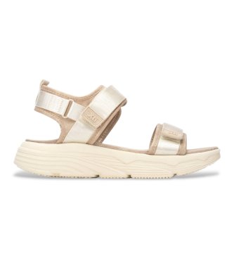 Xti para mujer. 14526401-HIELO Sandalias 145264 blanco roto (37), Plano, Velcro, Casual