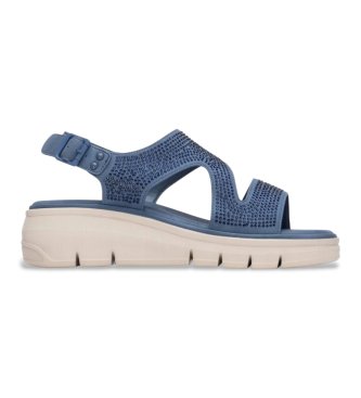 Xti para mujer. 14539903-JEANS Sandalias 145399 azul (37), 5 a 8cm, Hebilla, Casual