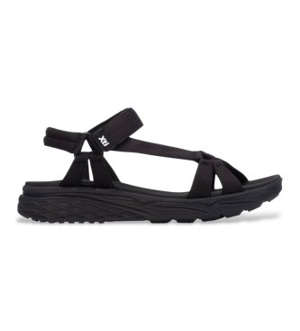 Xti para mujer. 14546302-NEGRO Sandalias 145463 negro (40), Tela, Plano, Velcro, Casual, Deportivo