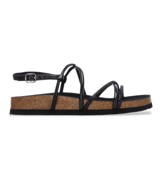 Xti para mujer. 14549102-NEGRO Sandalias 145491 negro (39), Plano, Hebilla, Casual, Deportivo