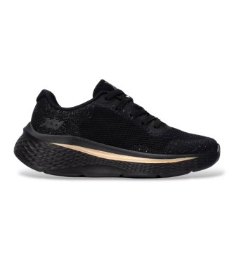 Xti para mujer. 14612001-NEGRO Zapatillas 146120 negro (36), Plano, Cordones, Casual, Deportivo, Mesh