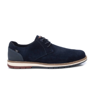 Xti para hombre. 14117801-NAVY Zapatos 14117801 marino (45), Plano, Cordones, Casual