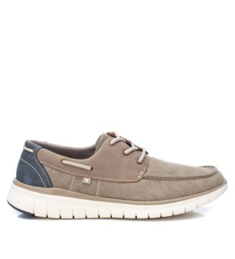 Xti para hombre. 14231003-TAUPE Zapatos 142310 taupe (44), Marrón, Tela, Plano, Cordones, Casual