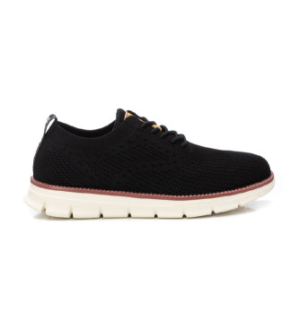 Xti para hombre. 14409402-NEGRO Zapatillas 144094 negro (43), Tela, Plano, Cordones, Casual