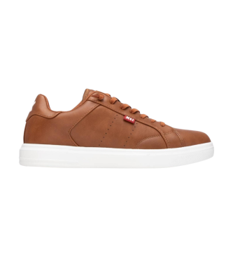 Xti para hombre. 14414502-CAMEL Zapatillas 144145 marrón (43), Plano, Cordones, Casual