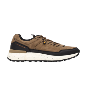 Xtivoor mannen. 14469302-TAUPE Trainers 144693 bruin (42), Plat, Veters, Casual