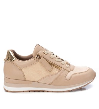 Xti para mujer. 14186801-BEIGE Zapatillas 141868 beige (38), Plano, Cremallera, Casual