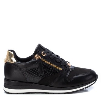 Xti para mujer. 14186802-NEGRO Zapatillas 141868 negro (36), Plano, Cremallera, Casual