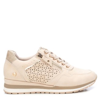 Xti para mujer. 14223402-BEIGE Zapatillas 142234 beige (38), Plano, Cordones, Casual