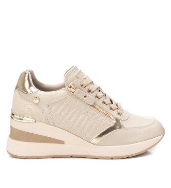 Xti para mujer. 14307102-BEIGE Zapatillas 143071 beige (36), 5 a 8cm, Cordones, Cremallera, Casual