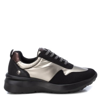 Xti para mujer. 14335901-NEGRO Zapatillas 143359 negro (36), Tela, Plano, 1 a 3cm, Cordones, Casual
