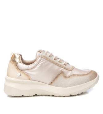 Xti para mujer. 14335903-BEIGE Zapatillas 143359 beige (41), Tela, Plano, 1 a 3cm, Cordones, Casual
