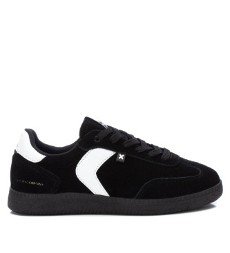 Xti para mujer. 14339702-NEGRO Zapatillas 143397 negro (41), Piel, Plano, Cordones, Casual