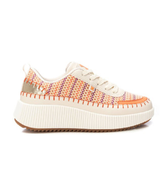 Xti para mujer. 14359102-CORAL Zapatillas 143591 naranja (39), Tela, Plano, Cordones, Casual