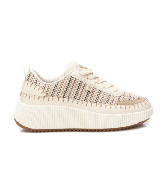 Xti para mujer. 14359105-BEIGE Zapatillas 143591 beige (39), Tela, Plano, Cordones, Casual