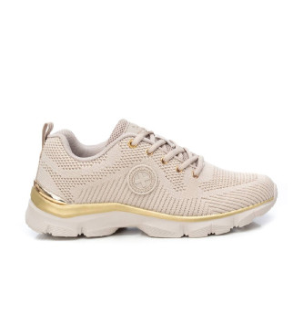 Xti para mujer. 14361401-BEIGE Zapatillas 143614 beige (40), Tela, Plano, Cordones, Casual