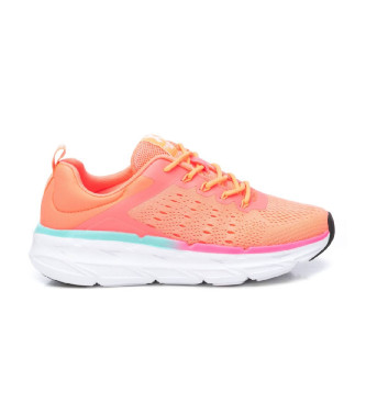 Zapatillas 143617 coral (36), Tela, Plano, Cordones, Casual