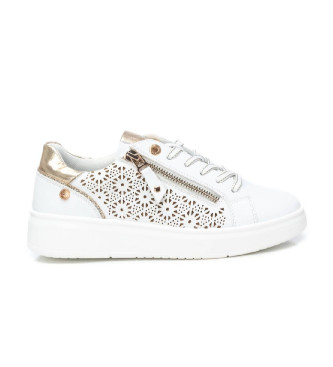 Xti para mujer. 14362801-BLANCO Zapatillas 143628 blanco (35), Plano, Cordones, Cremallera, Casual