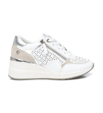 Xti para mujer. 14363201-BLANCO Zapatillas 143632 blanco (41), 3 a 5cm, Cordones, Cremallera, Casual