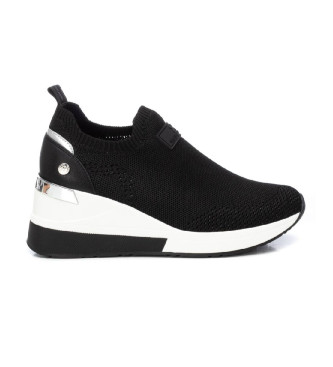 Xti för kvinnor. 14371802-NEGRO Träningsskor 143718 svart (40), Tyg, 5 till 8 cm, Ingen, Casual