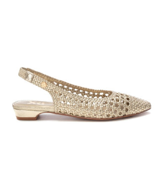 Xti para mujer. 14378501-ORO Zapatos 143785 dorado (36), Tela, 1 a 3cm, Ninguno, Casual