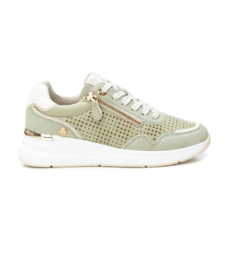 Xti para mujer. 14399002-AQUA Zapatillas 143990 verde (36), Plano, Cordones, Cremallera, Casual