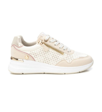 Xti para mujer. 14399004-BEIGE Zapatillas 143990 beige (36), Plano, Cordones, Cremallera, Casual
