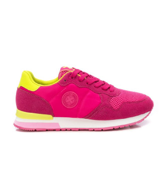 Xti para mujer. 14406109-FUCSIA Zapatillas 144061 rosa (38), Tela, Plano, Cordones, Casual