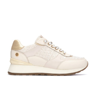Xti para mujer. 14419702-BEIGE Zapatillas 144197 beige (38), Plano, Cordones, Casual