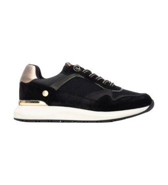 Xtivoor vrouwen. 14420602-NEGRO Trainers 144206 zwart (36), 1 tot 3 cm, Veters, Casual