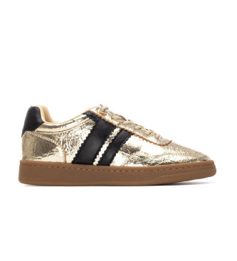 Xti para mujer. 14421401-ORO Zapatillas 144214 dorado (38), Plano, Cordones, Casual