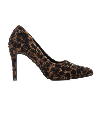 Xti para mujer. 14424701-LEOPARDO Zapatos 144247 marrón (41), 8 a 10cm, Ninguno, Casual, Fiesta, Animal print, Clásico