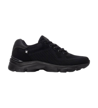 Xti para mujer. 14436101-NEGRO Zapatillas 144361 negro (36), Plano, Cordones, Casual