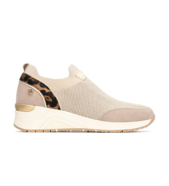 Xti para mujer. 14437501-BEIGE Zapatillas 144375 beige (41), 3 a 5cm, Ninguno, Casual