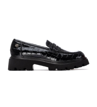 Xti para mujer. 14442502-NEGRO Mocasines 144425 negro (39), 3 a 5cm, Ninguno, Casual, Clásico