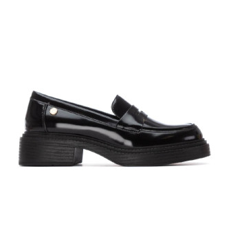 Xti para mujer. 14452802-NEGRO Mocasines 144528 negro (40), 3 a 5cm, Ninguno, Casual, Clásico