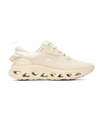 Xti para mujer. 14454304-BEIGE Zapatillas 144543 beige (40), Plano, Cordones, Casual