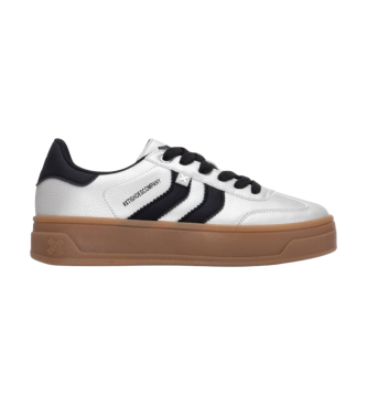 Xti para mujer. 14458504-PLATA Zapatillas 144585 blanco (38), Plano, Cordones, Casual