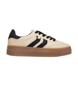 Xti para mujer. 14458505-BEIGE Zapatillas 144585 beige (39), Plano, Cordones, Casual