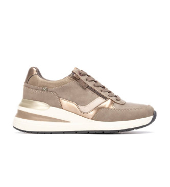 Xti para mujer. 14462803-TAUPE Zapatillas 144628 marrón (36), 3 a 5cm, Cremallera, Casual