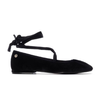 Xti para mujer. 14469901-NEGRO Bailarinas 144699 negro (40), Plano, Cordones, Casual, Clásico